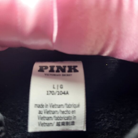 Victoria's Secret PINK Women L Hoodie Sweatshirt Campus Full Zip. - Picture 3 of 5